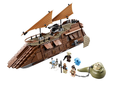 LEGO Set-Jabba's Sail Barge-Star Wars / Star Wars Episode 4/5/6-75020-1-Creative Brick Builders